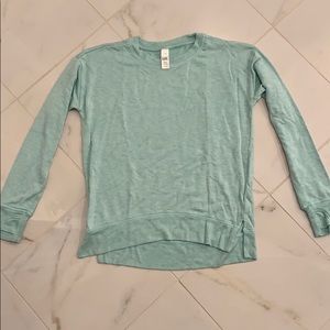 athleta girl sweatshirt (green/blue size L/12)